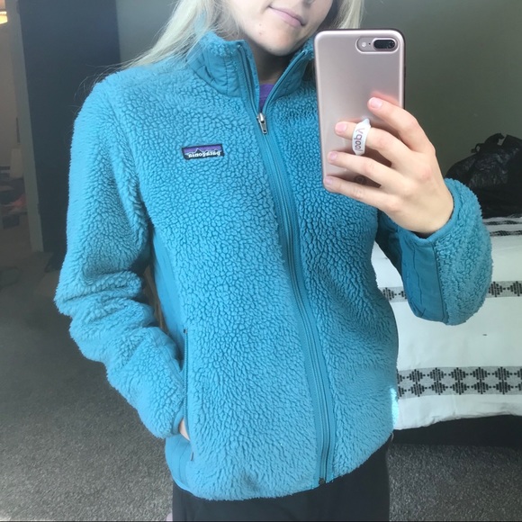 Patagonia Blue Sherpa Synchilla Jacket - Picture 2 of 6